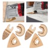 6PCS Hard Alloy Saw Blades Multifunctional Oscillating Saw Blades Tool