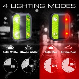 UMIONE - LIGHT UP YOUR RUN: Safety light set for school bags and runners. Stylish running light for safety and fashion. Discover the perfect balance.