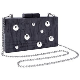 Gets Acrylic Clutch Purses for Women with Marbling Purses and Handbags Elegant Banquet Evening Crossbody Bag