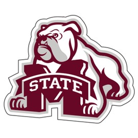 Mississippi State Decal (M-STATE BULLDOG DECAL (3''4''6''12''), 6 in)