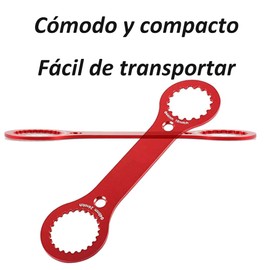 Voarge Bike Bicycle Bottom Bracket Repair Tool BB Axle Wrench Aluminum Compatible with Bicycle Repairs
