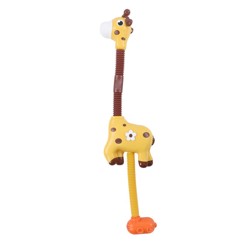 Baby Bath Toys with Shower Head Angle Adjustable Animal Shape