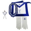Masonic Regalia Blue lodge Secretary officer apron set chain collar