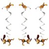 Toy Story Slinky Dog Hanging Swirl Decorations - 26", Silver,