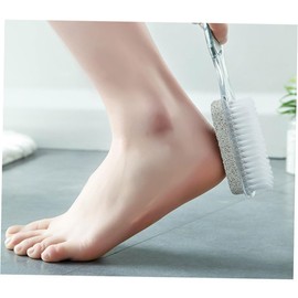 Healeved Foot Care Kit Pumice Stone Nail Brush Exfoliation Smoother Callus Reducer Foot Wand for Spa-like Home Treatment