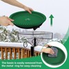 Lovppy Heated Bird Bath for Deck Railing, 100W Thermostatically Controlled