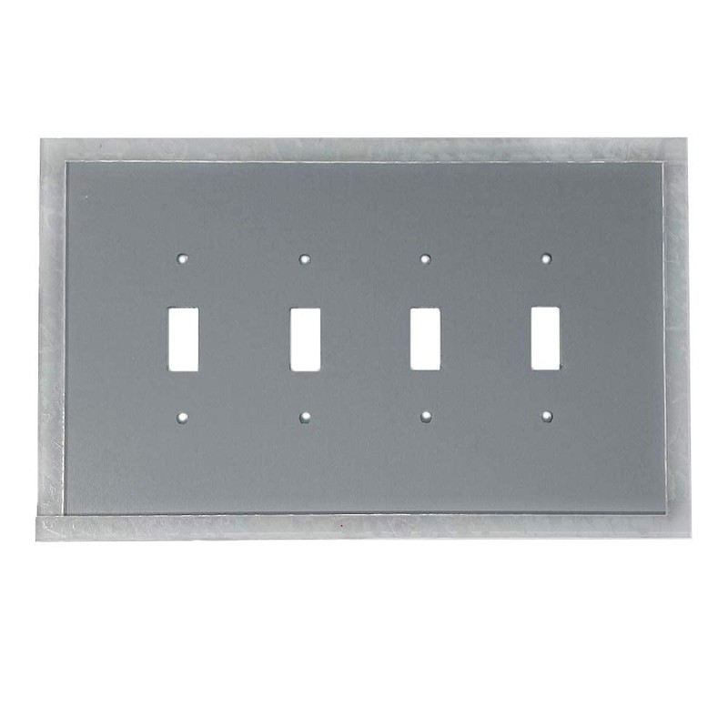 GlassAlike® Quad Toggle/Switch | Premium 3/16" Thick Acrylic Mirror Wall