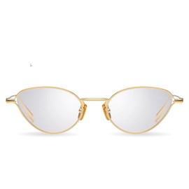 Dita SINCETTA DTX145-A-01 Eyeglass Frame Yellow Gold w/ Clear Demo Lens 53mm, Yellow Gold, 53 mm
