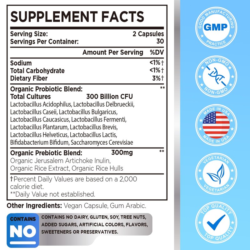OLOBIO Probiotics for Women and Men, 1pack-1