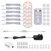 LABOREDUCER Under Cabinet Light Kitchen Kit,Dimmable Display Cabinet Lighting Cupboard