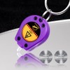 RaySoar 100 Pack Mini UV LED Keychain Flashlight, 395nm Ultraviolet