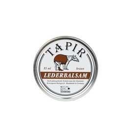 Tapir Leather Balm Brown in Tin