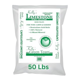 Kelly's Capsulated Limestone Pellets - 50lb Bulk Bags - for Turf, Lawn, and Garden(High Calcium Micro Pellets)