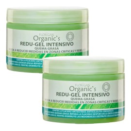 Pack 2 Redugel Intensivo Quema Grasa Organics Florigan.350gr Mentol