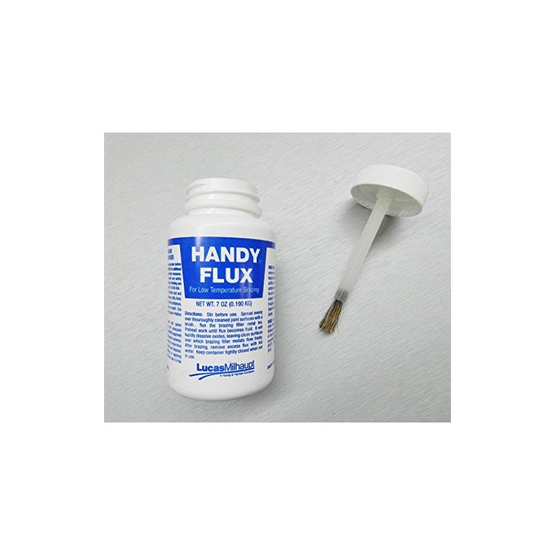 HANDY FLUX PASTE 7 OZ JAR w/ BRUSH CAP -