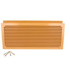 Ventilation Grille Door Ventilation Plastic 290 mm x 125 mm in Beech MS Beschläge®
