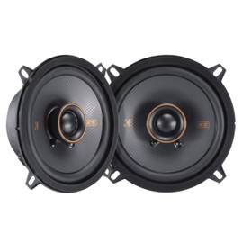 Kicker 51KSC504 KS-Series 5.25" Coaxial Speakers with .75" tweeters, 4-Ohm, Pair (Renewed)