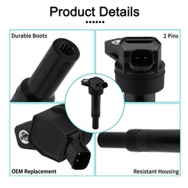 Set of 4 UF651 Ignition Coil Pack (1.8L 2.0L L4) For Hyundai Elantra Coupe SE GT GLS Value Edition Limited Tucson,Kia Forte Forte Koup Forte5 Soul 5C1861 C1804 1788511 273002E000