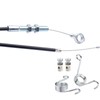 Throttle Cable Kit - Go Cart Replacement Parts with Brake