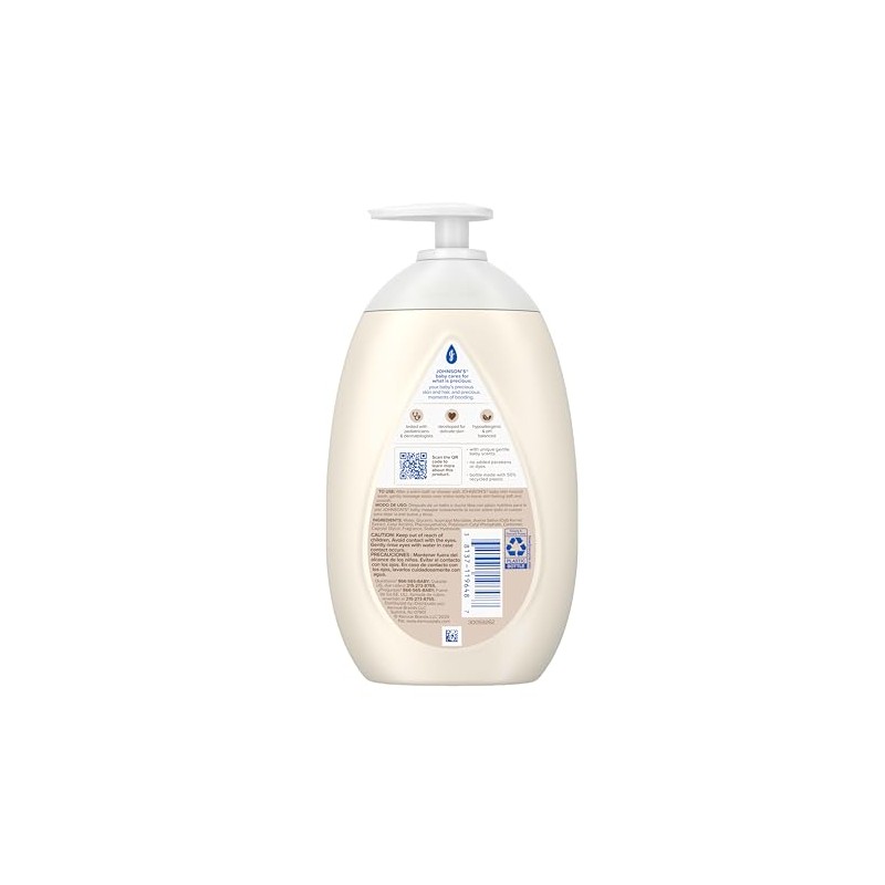 Johnson's Skin Nourish Moisturizing Baby Lotion for Dry Skin with