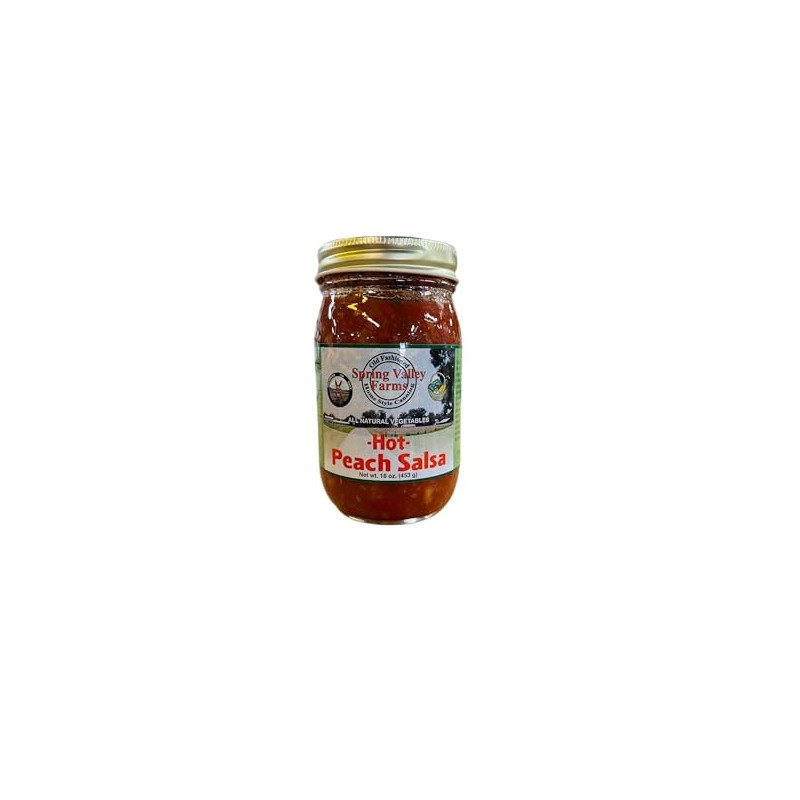 Spring Valley Farms Hot Peach Salsa