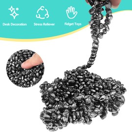 Ferrite Putty 510pcs, Magnetic Stones Fidget Toys Adults, Desk Fidgets Toys for Stress and Anxiety Relief and Kill Time, Novelty Adults Gifts