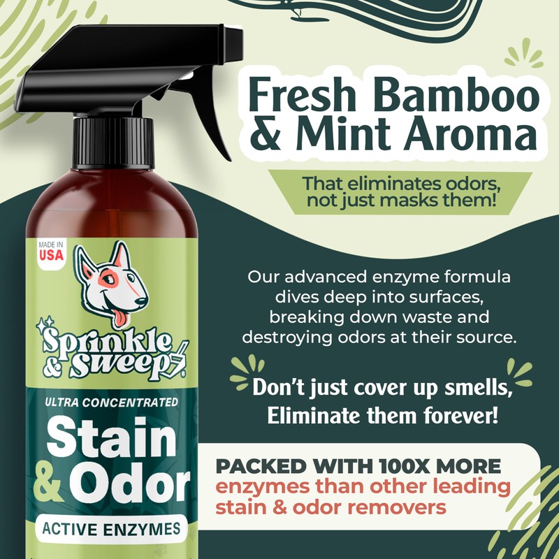 Enzyme Cleaner for Cat Urine | Cat Pee Odor Eliminator
