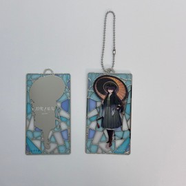 [Toji No Miko] Shizuma Yoshinori Drawing Grated Taisho Roman Series Stainless Steel Card (Himiwa)