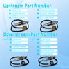 4Pcs Oxygen O2 Sensor 1 & 2 Compatible with Infiniti