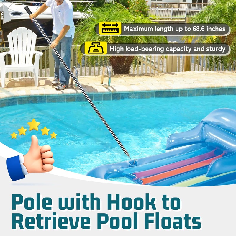 ORAPXI Hook for Pool Robot Vacuum Robotic Pool Cleaner Retrieval