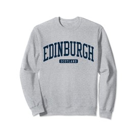Edinburgh United Kingdom UK College University Style Navy Sweatshirt