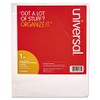 Universal Deluxe Write-On/Erasable Tab Index UNV20815 5/pk