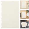Operitacx 60pcs Lined Notebook Paper Refills Loose Leaf Inserts for