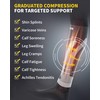 CAMBIVO Calf Compression Sleeves for Men & Women, 2 Pairs