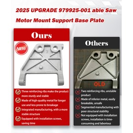 New Upgrade Table Saw Motor Mount Support Base Fits For Craftsman 113 315 Series And Ridgid Table Saw,Replace 979925-001 TH1012 158543-C ETC
