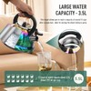 Weftnom Tea Kettle, Kettle 3.7QT, Tea Pot Whistling 316 Stainless
