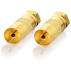 SEBSON SAT Antenna Adapter Set - 4 x F-Connector to
