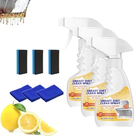 Generic Heavy Duty Degreaser Cleaner Spray for Kitchen, All Purpose Kitchen Heavy Oil Cleaner, Foam Cleaner Grease Remover, Powerful Clean Kitchen Oil Stains Spray for Countertops, Ovens, and Appliances (3)