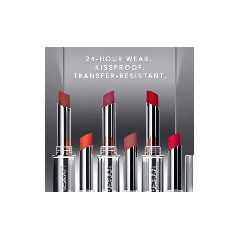 Labial En Barra De Alta Duracin Mac Locked Kiss 24hrs