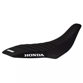 Honda 2008-2018 Honda TRX 400EX 400 EX Seat Cover ALL BLACK / BLACK RIBS #202