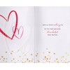 Daughter & Son-in-Law Embellished Anniversary Greeting Card Words to Cherish