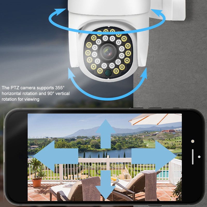 Wireless Camera 2.4G WiFi 2MP 1080P Night Vision Motion Detection