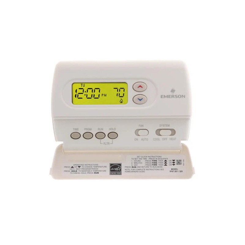 White-Rodgers 24V Single Stage Digital 7-Day Programmable Thermostat