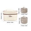 Thermal B ENTO Box Aldult Lunch Box, Portable Insulated Lunch