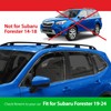 Goodyear Shatterproof in-Channel Window Deflectors for Subaru Forester 2019-2024, Rain