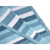 Lashuma Riga Wellness Beach Towel XXL Stripes Blue Bath Towel