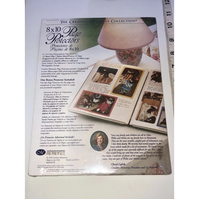 The Creative Memories Collection 8 x 10 Page Protectors 15