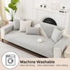 Ksriylm Anti-Scratch Couch Cover, Waterproof Sectional Couch Slipcover Jacquard Fabric,