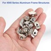 PATIKIL 4545 Series M4 T Nut, 50 Pcs T-Slot Nut