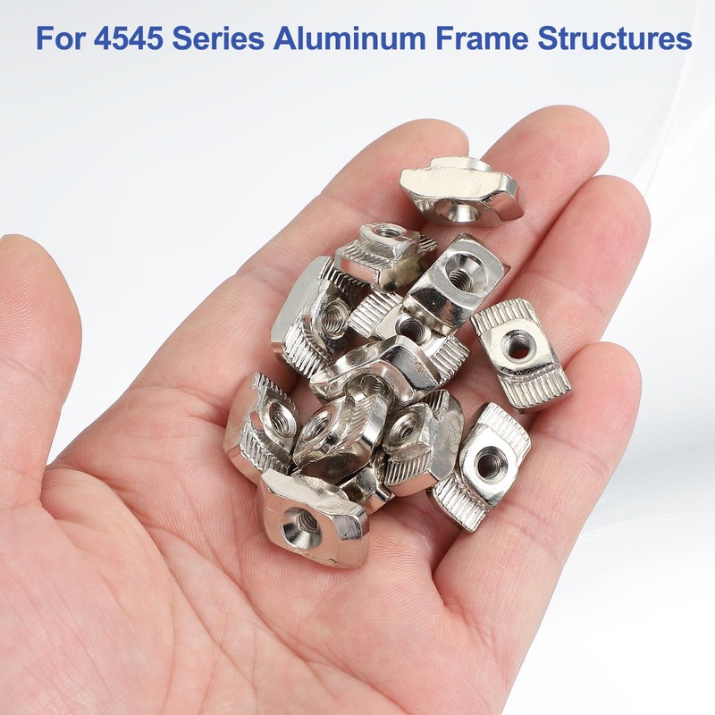 PATIKIL 4545 Series M4 T Nut, 50 Pcs T-Slot Nut